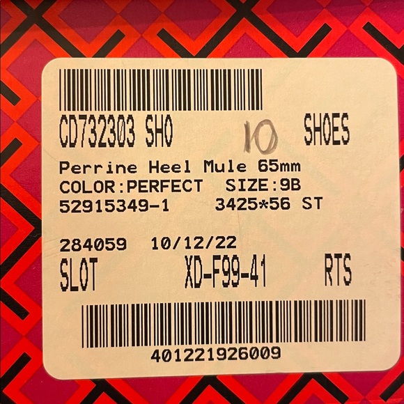 Tory Burch Black Perrine Mule (Women) Leather Slip-On Shoes - Picture 11 of 11